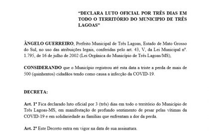 DECRETO 500 ÓBITOS