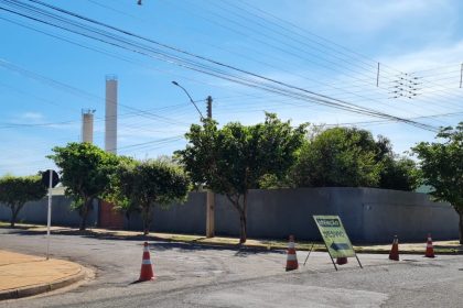 Interdição de trechos obras bairro Interlagos