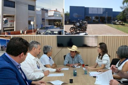 REUNIÃO HA E SMS NO GABINETE