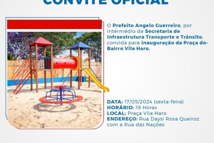 Convite praça vila haro
