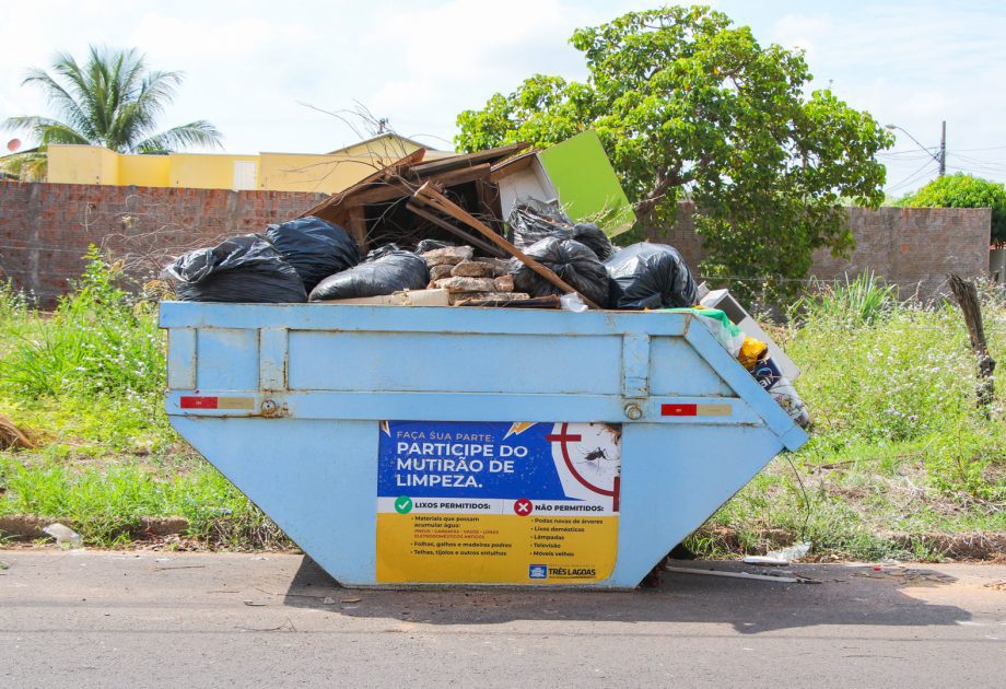 Mutirão da Limpeza inicia distribuição das caçambas no Bairro Interlagos