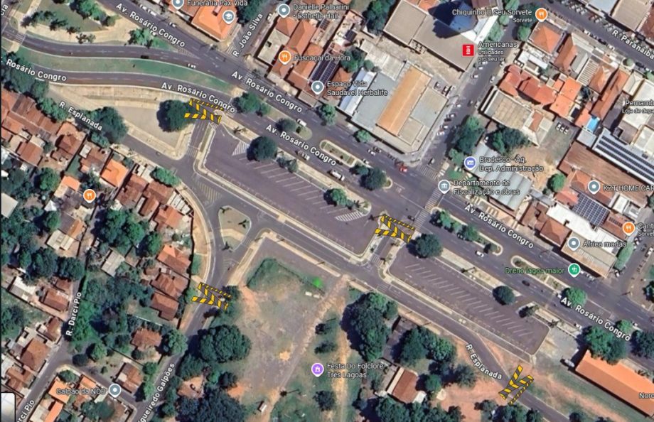 Confira abaixo o mapa da região