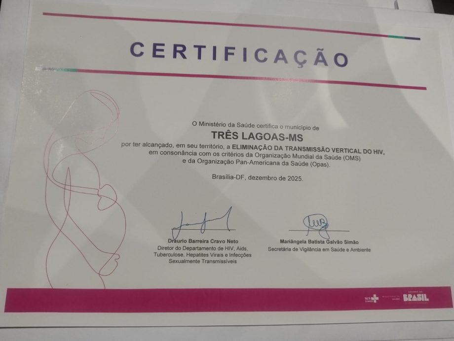 Servidora vai à Brasília representando Saúde de TL para receber certificação do Ministério da Saúde