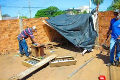 A&Ccedil;&Atilde;O DE LIMPEZA - &Aacute;rea adjancente ao CENTRO POP (100)