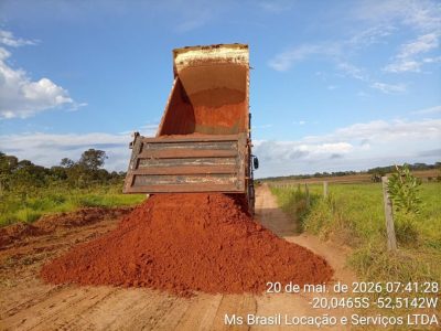 Equipe rural 02 - Estrada de acesso a Faz. Sonho Meu e Bela Vista (Linha Escolar - Acesso a MS 440)
