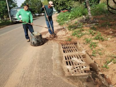Limpeza de boca de lobo - Av. Baldomero Leituga