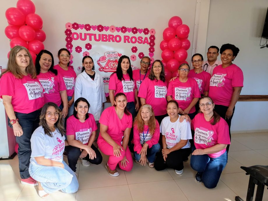 Unidades de Saúde de Três Lagoas realizam ações do Outubro Rosa com mais de 400 atendimentos