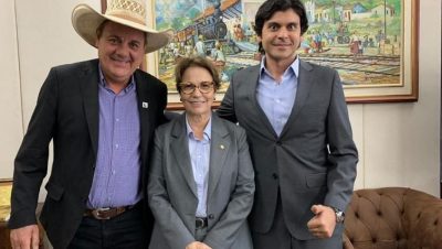 Angelo Guerreiro e ministra tereza cristina