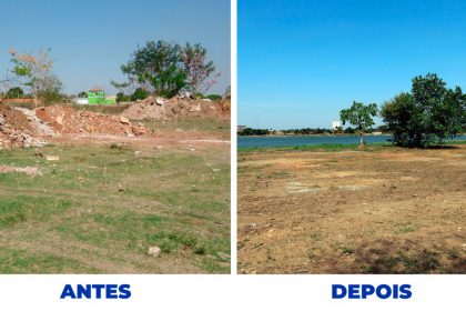 antes depois segunda lagoa
